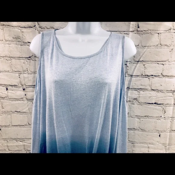 ♦️1 Left♦️NWT-Kori-Cold Shoulder Twist Tie Front Women - Measurements in Pics - Picture 2 of 16